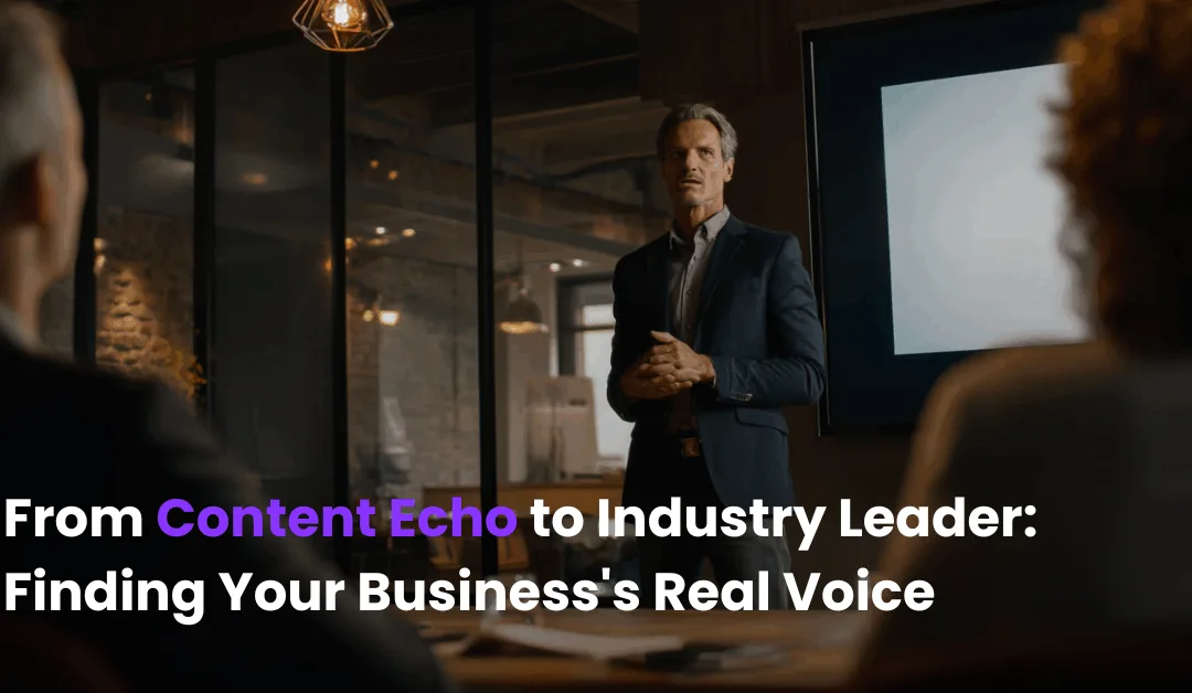 From Content Echo to Industry Leader: Finding Your Business’s Real Voice